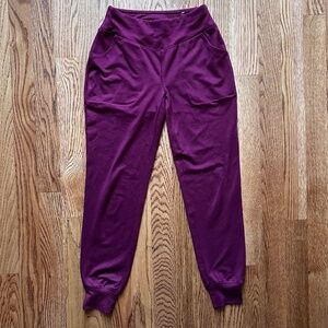 Justice Joggers in Burgundy, Girls Size 7/8